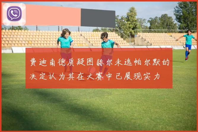 费迪南德质疑图赫尔未选帕尔默的决定认为其在大赛中已展现实力
